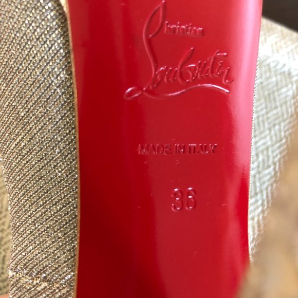 Christian Louboutin Lady Peep 150  36 / US 6 , Authentic - Picture 4 of 13